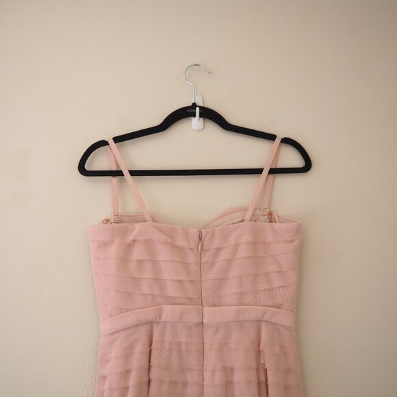 !! BCBGMaxAzria Cocco Light Shell Tiered Dress sz 6 - Picture 8 of 8